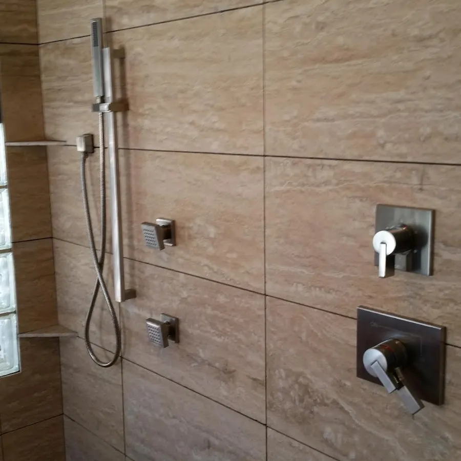 Shower fixture installation for Water Heater Replacement in Corpus Christi